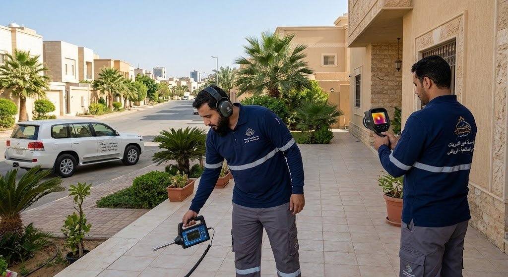كشف تسربات المياه حي الصالحية بالرياض