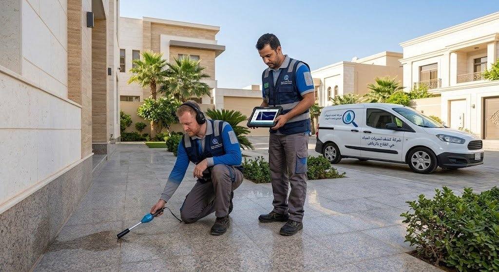 كشف تسربات المياه حي الفلاح بالرياض