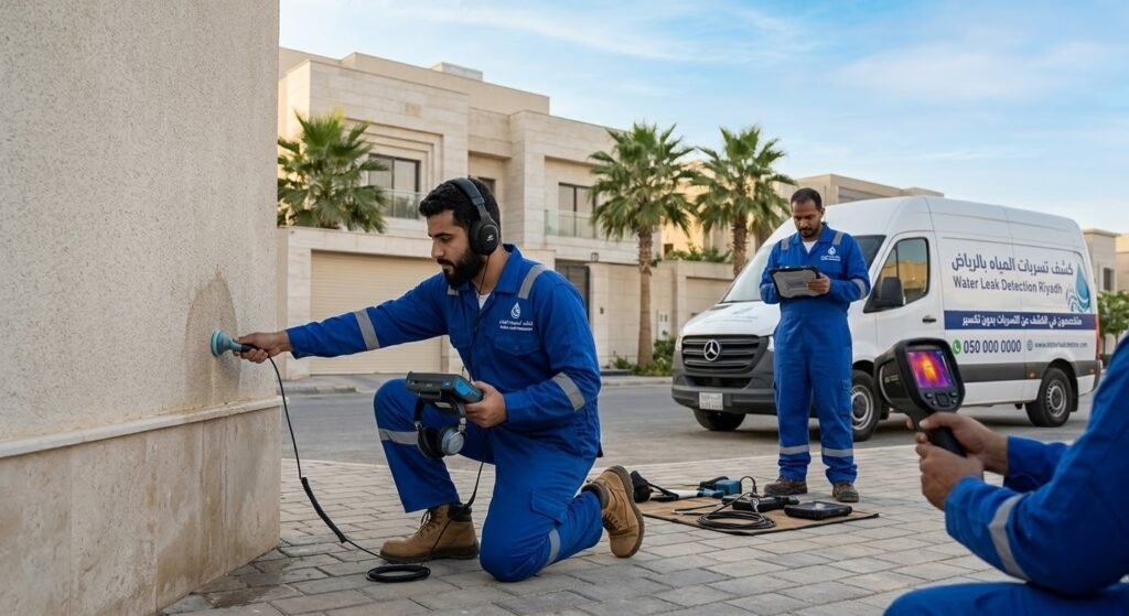 شركة كشف تسربات المياه بالرياض عزل خزانات واسطح (تقرير معتمد)