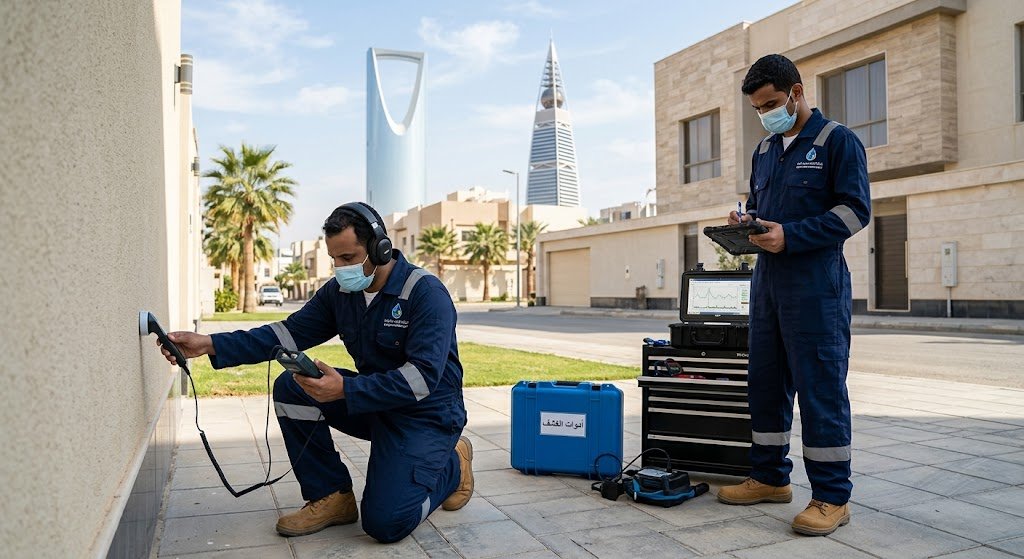 كشف تسربات المياه حي الفواز بالرياض