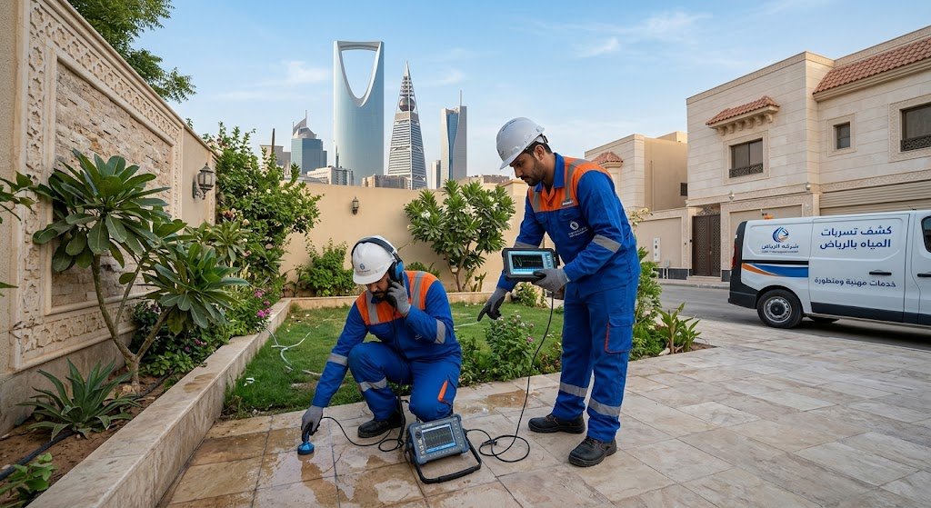 كشف تسربات المياه حي الغدير بالرياض
