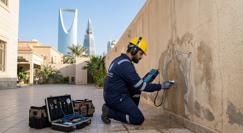 كشف تسربات المياه حي المروج بالرياض