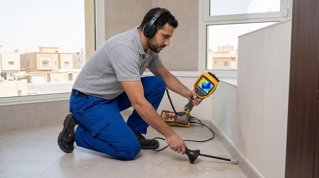 كشف تسربات المياه حي العقيق بالرياض